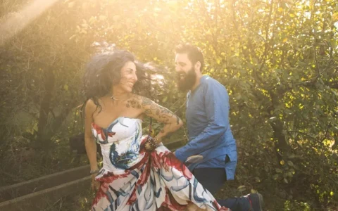 pareja de novios pre boda