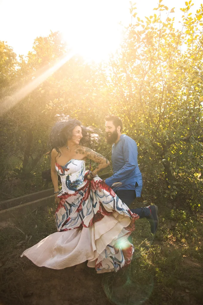 pareja de novios pre boda